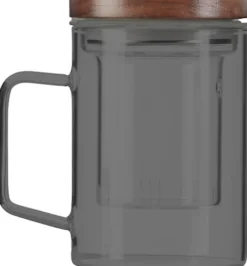 Szklanka z zaparzaczem Soho 350 ml grafitowa