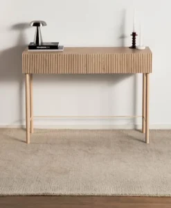 Toaletka Nolie z szufladami i nóżkami 110 cm Dąb Olejowany