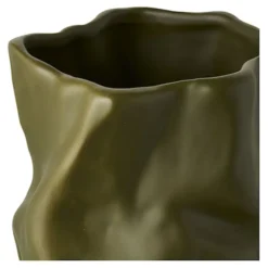 Wazon ceramiczny Velas 25,5 cm ciemnozielony