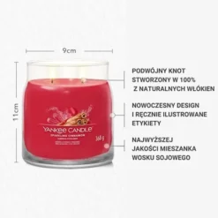 Świeca zapachowa Yankee Candle Sparkling Cinnamon 368 g