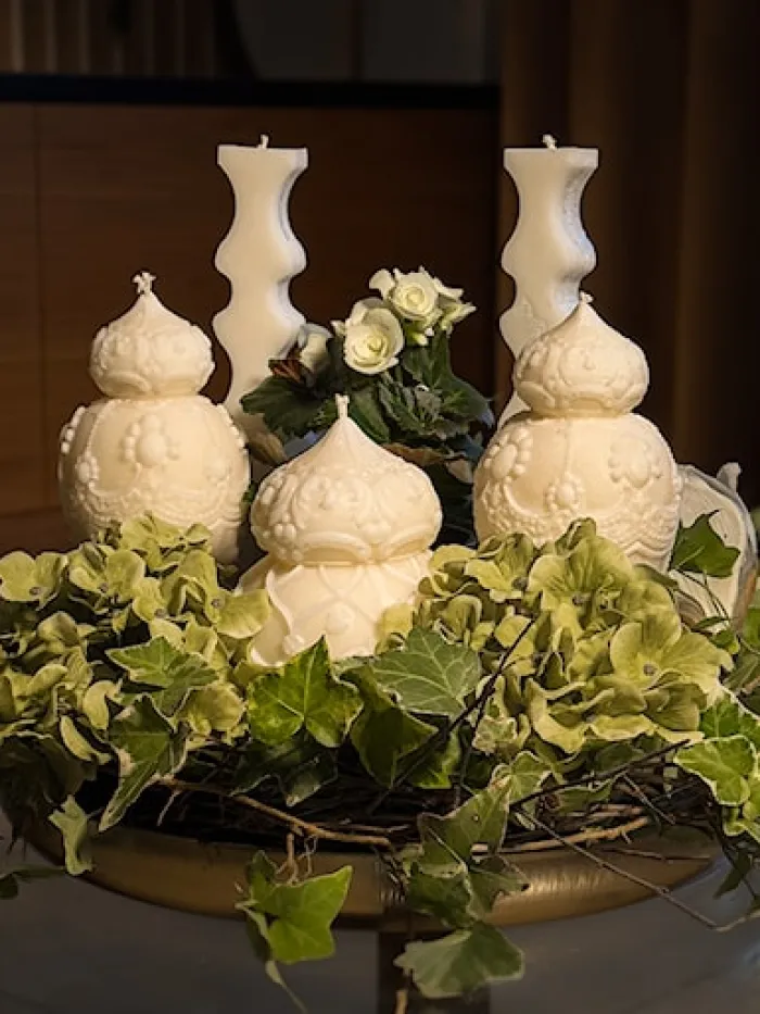 Świeca z wosku palmowego Baroque 480 g