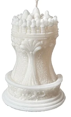 Świeca z wosku palmowego Chess Tower 475 g
