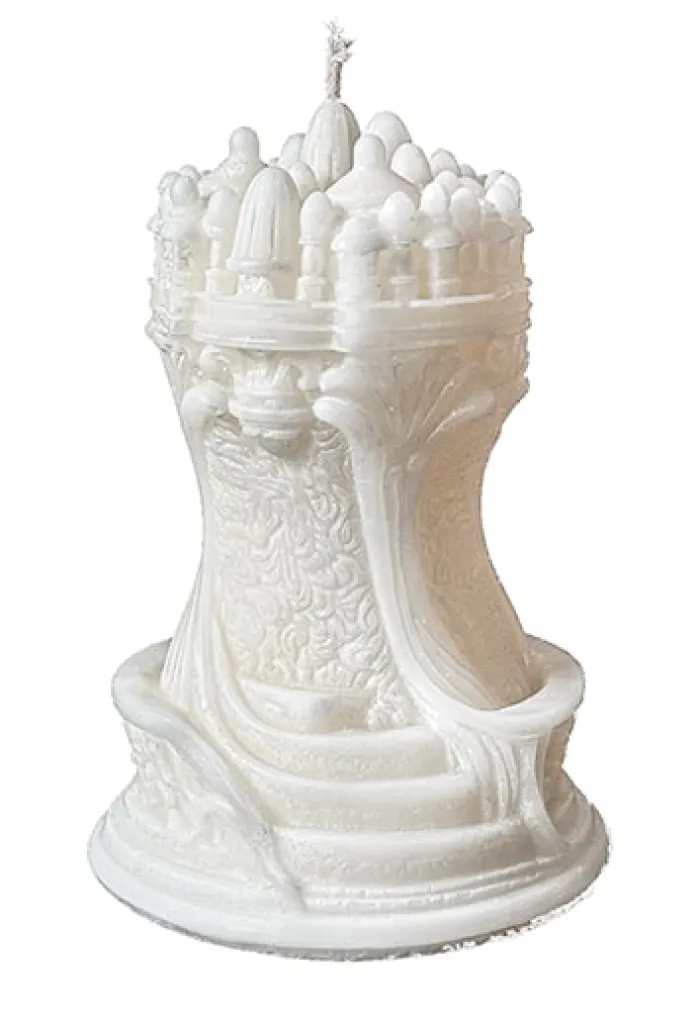 Świeca z wosku palmowego Chess Tower 475 g