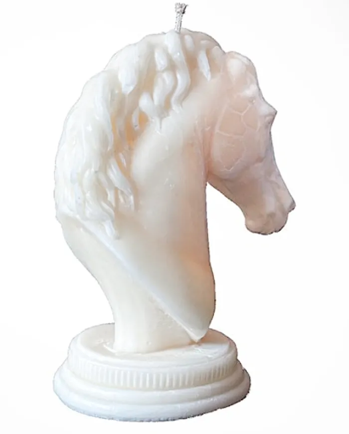 Świeca z wosku palmowego Horse Head 360 g