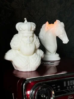 Świeca z wosku palmowego Horse Head 360 g