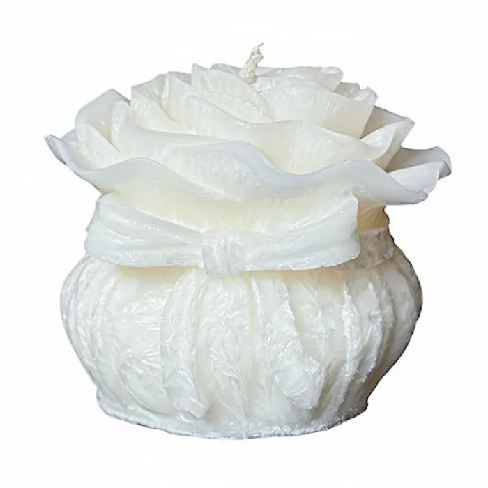 Świeca z wosku palmowego Rose Bow 155 g