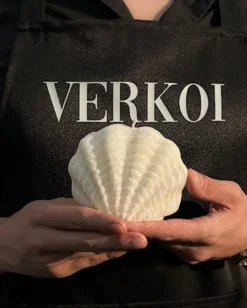 Świeca z wosku palmowego Shell 185 g