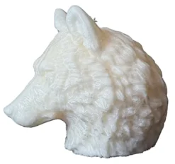 Świeca z wosku palmowego Wolf Head 600 g