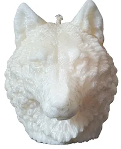 Świeca z wosku palmowego Wolf Head 600 g