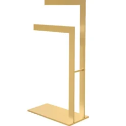 Wieszak na ręczniki Excelee stojący złoty 40x20x80 cm