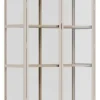 Witryna dwudrzwiowa Seaford 77 cm beżowa