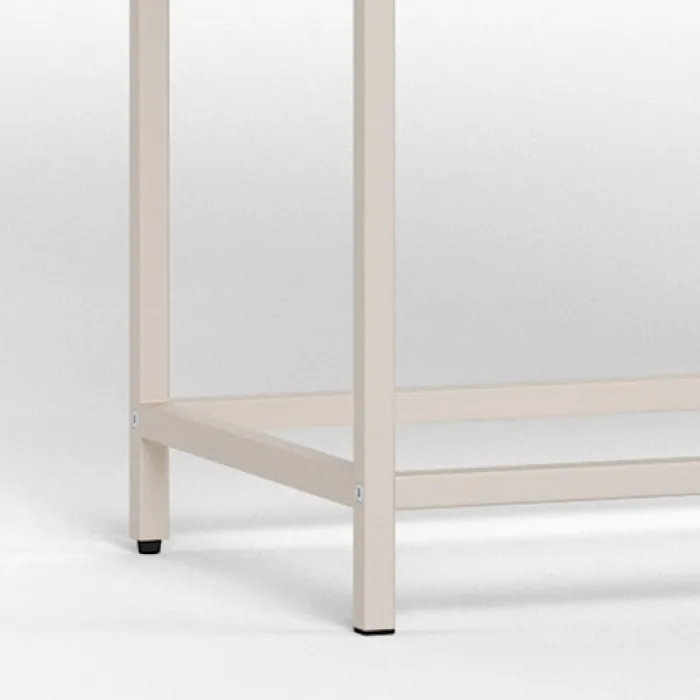 Witryna dwudrzwiowa Seaford 77 cm beżowa