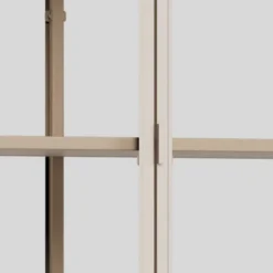 Witryna dwudrzwiowa Seaford 77 cm beżowa