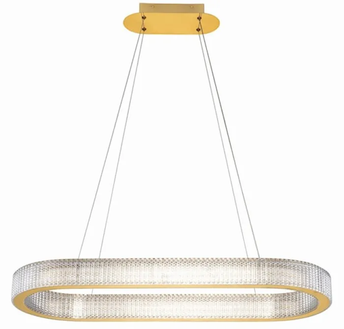 Żyrandol Jacess LED 98x91 cm złoty