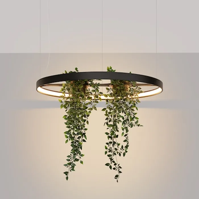 Żyrandol Rio Bio LED 78 cm czarny 3000K