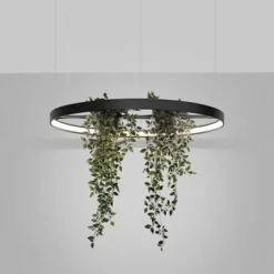 Żyrandol Rio Bio LED 78 cm czarny 4000K