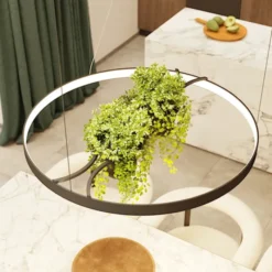 Żyrandol Rio Bio LED 78 cm czarny 4000K