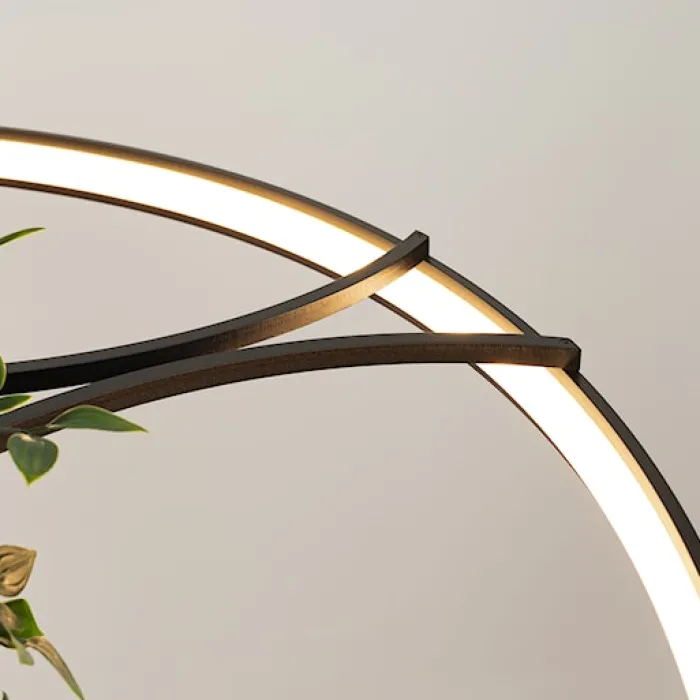 Żyrandol Rio Bio LED 110 cm czarny 3000K