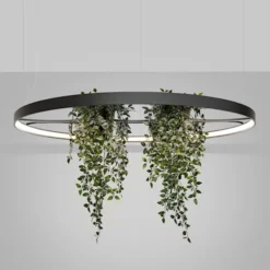 Żyrandol Rio Bio LED 110 cm czarny 4000K