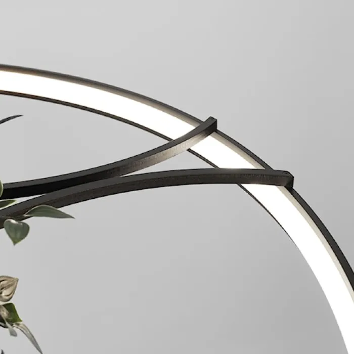 Żyrandol Rio Bio LED 110 cm czarny 4000K