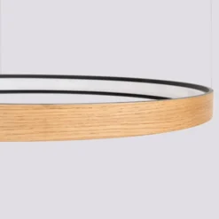 Żyrandol Rio Eik LED 78 cm naturalne drewno 3000K