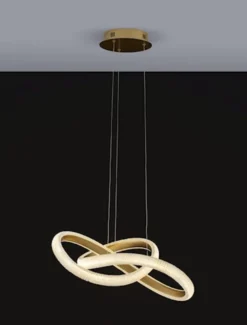 Żyrandol Synery LED średnica 52 cm złoty