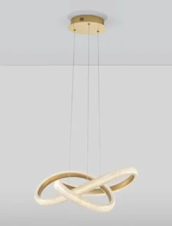 Żyrandol Synery LED średnica 52 cm złoty