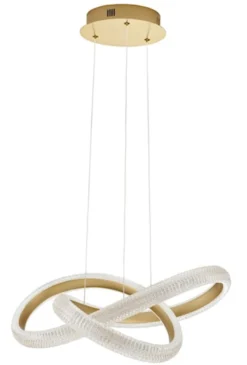 Żyrandol Synery LED średnica 52 cm złoty