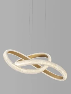 Żyrandol Synery LED średnica 52 cm złoty