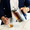 Zaparzacz do kawy i herbaty Tulip 1L srebrny matowy