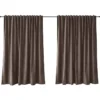 Zasłona do salonu Myrrhis w tkaninie PET FRIENDLY 280x270 cm brązowa