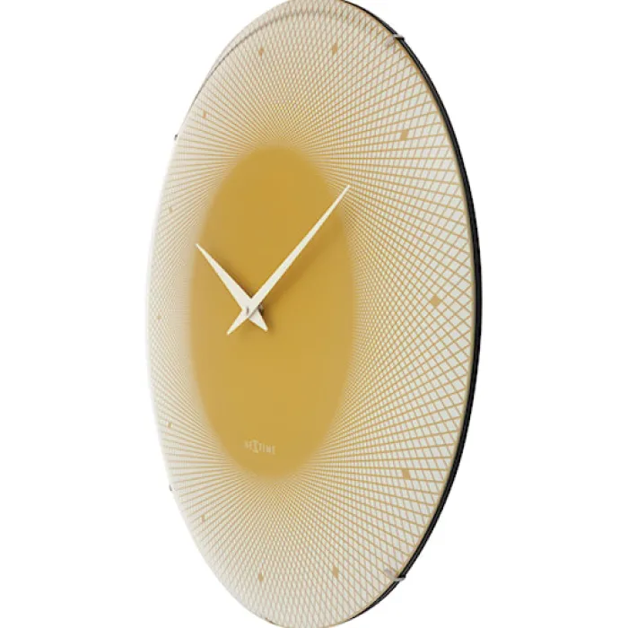 Zegar ścienny Deep 50 cm żółty