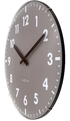Zegar ścienny Duomo 35 cm khaki