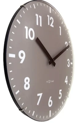 Zegar ścienny Duomo 35 cm khaki