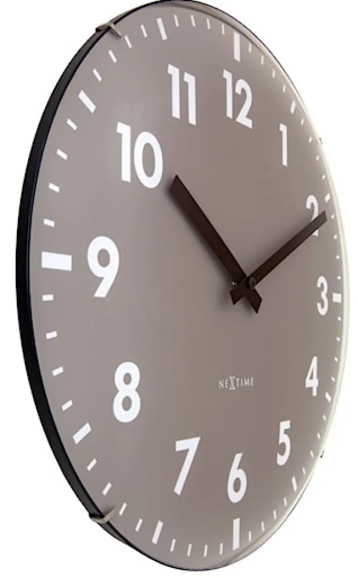 Zegar ścienny Duomo 35 cm khaki