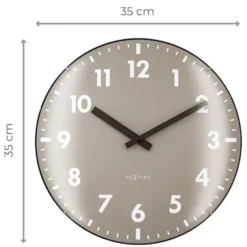 Zegar ścienny Duomo 35 cm khaki
