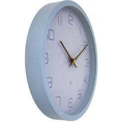 Zegar ścienny Eco 30 cm niebieski