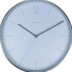 Zegar ścienny Essential 34 cm biało-srebrny