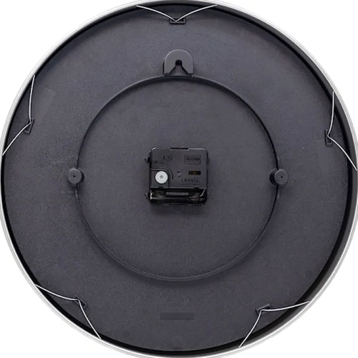 Zegar ścienny Essential 34 cm biało-srebrny
