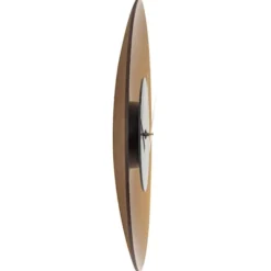Zegar ścienny Float 40 cm brązowy