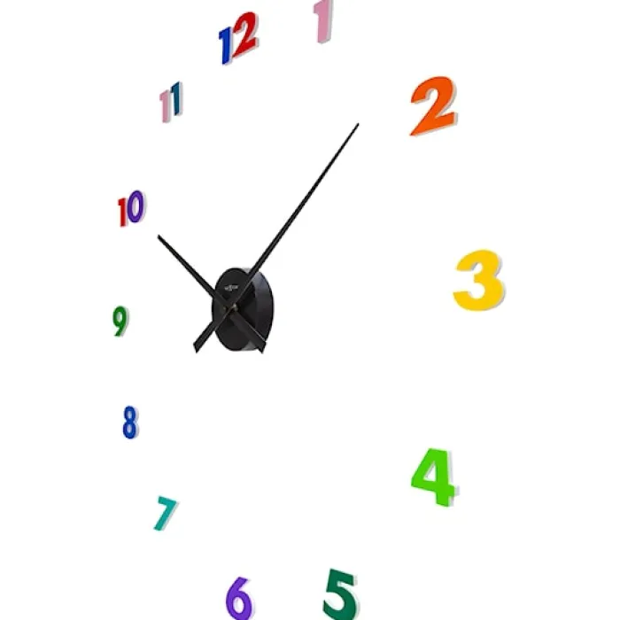 Zegar ścienny Hands 48 cm wielokolorowy