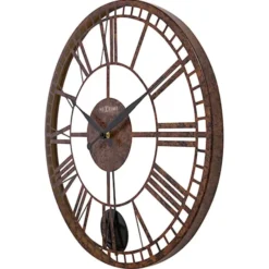 Zegar ścienny London 50 cm brązowy