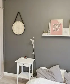 Zegar ścienny Loop 40 cm jasnobrązowy