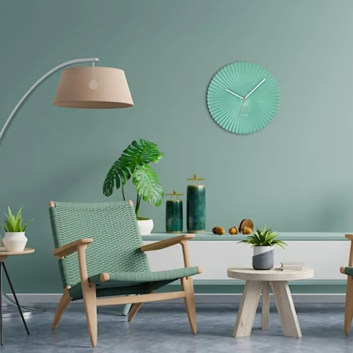 Zegar ścienny Mousse 40 cm zielony