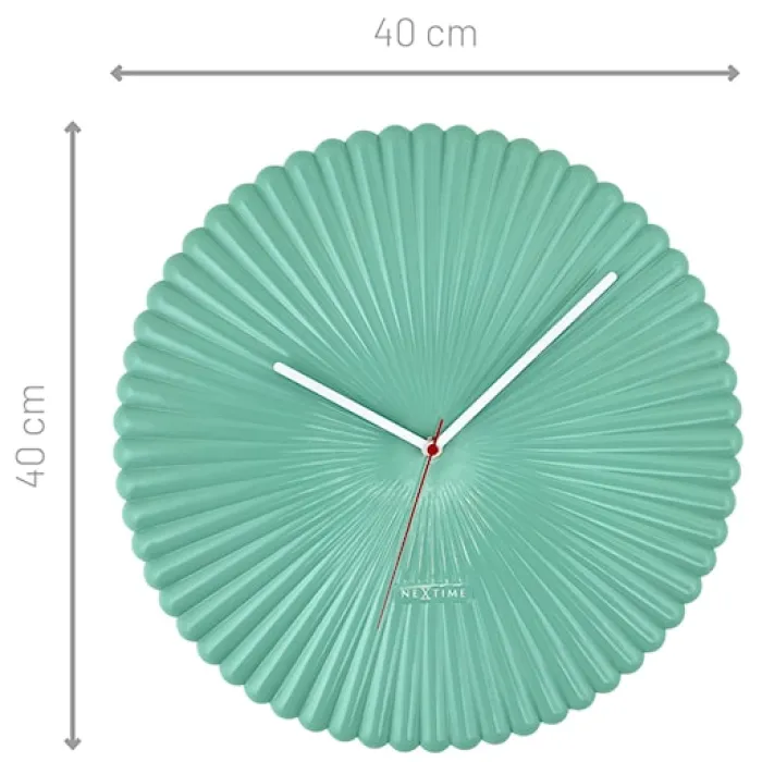 Zegar ścienny Mousse 40 cm zielony
