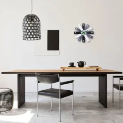 Zegar ścienny Plexi 40 cm czarny