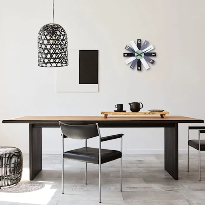 Zegar ścienny Plexi 40 cm czarny
