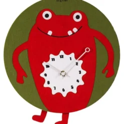 Zegar ścienny Redrique 35 cm zielono-czerwony