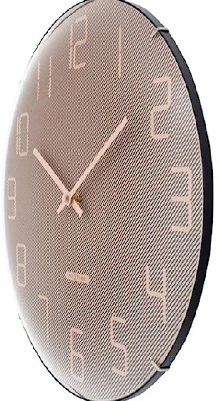 Zegar ścienny Shade średnica 35 cm różowy