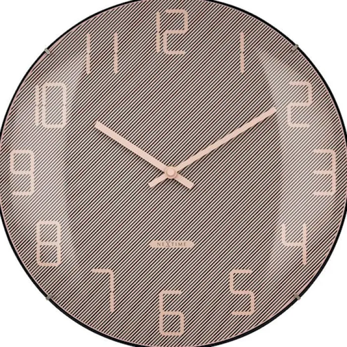 Zegar ścienny Shade średnica 35 cm różowy